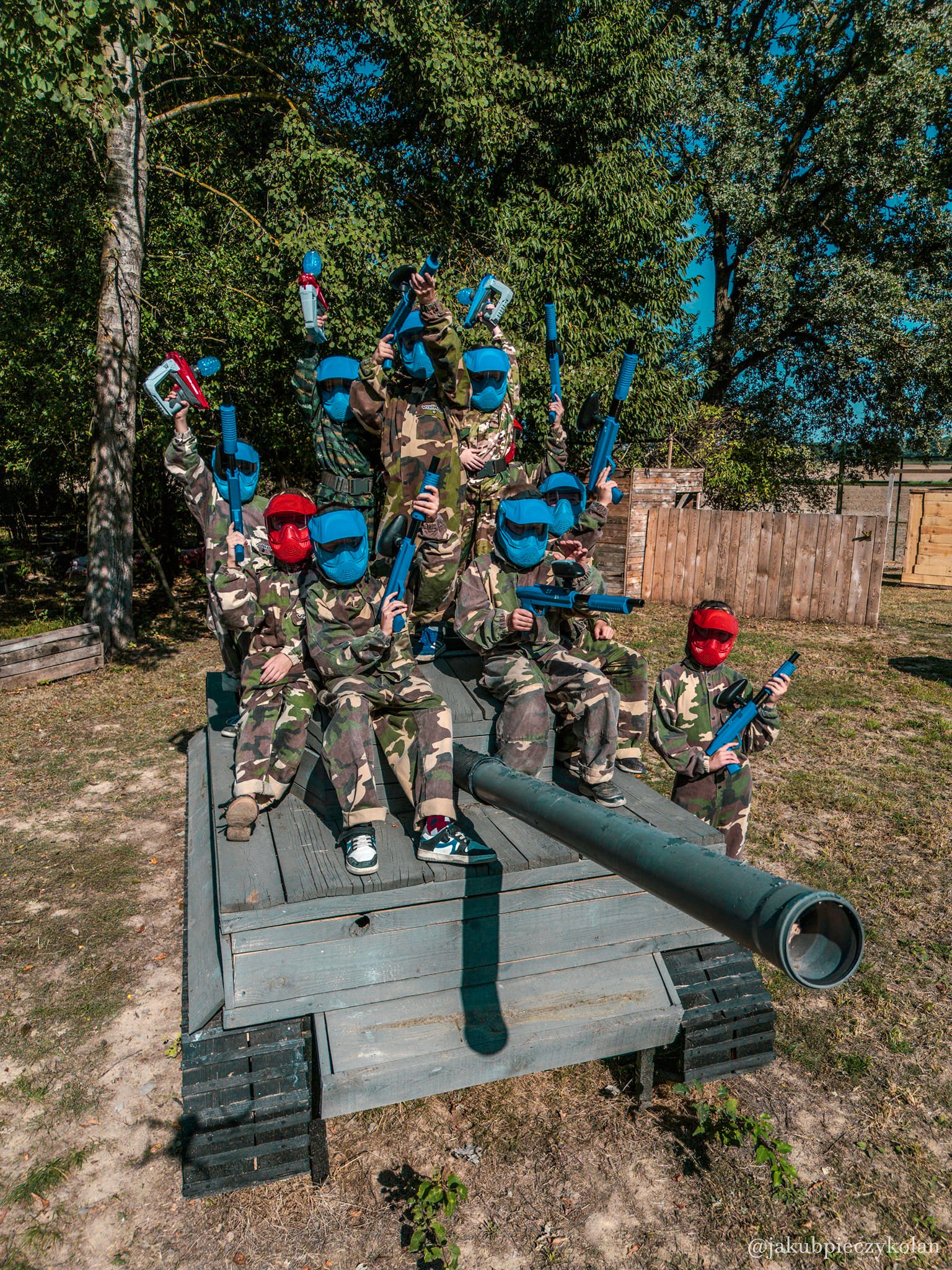 Akcja paintballowa